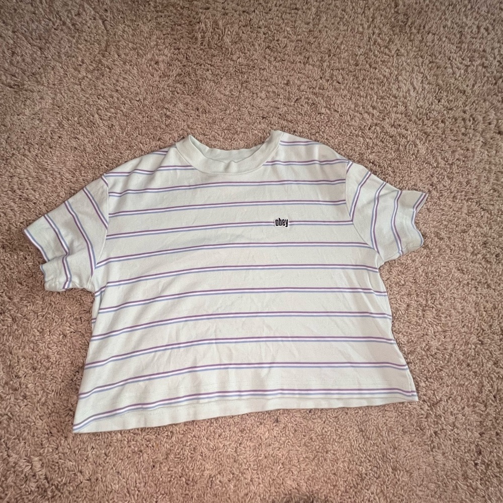 Obey crop top